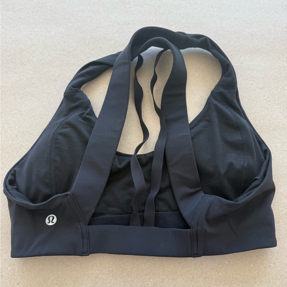 Lululemon — NWOT Black Strappy Sports Bra - Size 8 - Picture 3 of 6